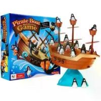 ราคา 【จัดส่งจากประเทศไทย】 เกมส์เพนกวินตกเรือโจรสลัด Pirate boat balancing game (1732350921768142595)