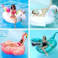 ราคา แหวนว่ายน้ำเบาะลมฟลามิงโก, สไตล์ดาราอินเทอร์เน็ต, สำหรับผู้ใหญ่หญิงและเด็ก, ที่นั่งบนพื้นน้ำ, ยูนิคอร์นพอง, เตียงลอยน้ำขนาดใหญ่ ออกกำลังกาย กีฬา Sport Swimming ห่วงยาง (1731039625198340374)
