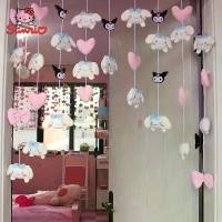 ราคา ผ้าม่านลาย Hello Kitty, Sanrio, คิตตี้น้ำตาลน่ารัก, My Melody และ Cinnamoroll, Y2K Decor มีเสน่ห์, เหมาะสำหรับห้องนั่งเล่น, ของเล่นตุ๊กตา, ตกแต่งผนังตกแต่งห้องน้ำและห้องนอน, เครื (1731948744857191820)