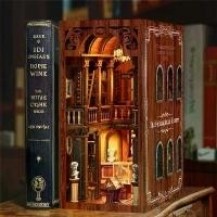 ราคา โมเดลบ้านตุ๊กตาจิ๋ว DIY, Amazon, ปริศนา 3 มิติที่สร้างสรรค์, โมเดลที่คั่นหนังสือไม้ DIY, มาใหม่ (1731824351966823969)