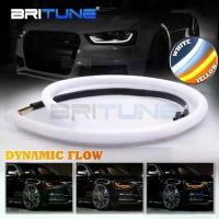 ราคา ไฟสัญญาณ LED, หลอดยืดหยุ่น, DRL สีคู่, ไฟแถบสากล, โคมไฟวิ่งกลางวัน, ความยาว 60 ซม., หัวสวิตช์, ไฟเลี้ยวไหล, อุปกรณ์เสริมในรถยนต์, ไฟหน้า DIY (1732433758794122952)