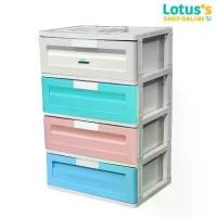 ราคา CODโลตัส ตู้ลิ้นชักหน้ากว้าง DIY 4 ชั้น สีเรนโบว์TikTok (1731922912025150684)