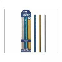 ราคา ดินสอ Tombow Pencil ippo Kakikata Pencil Metallic 2B 12 แท่ง (1732415467630069213)