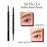 ราคา 【COD】 (แท้) เมอร์เรซกา เพอร์เฟค โบรว์ Merrezca Perfect Brow Pencil 1.5mm ดินสอเขียนคิ้ว ออโต้ เขียนง่าย ติดทน (1731608816863840067)
