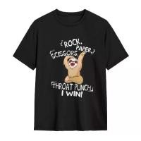 ราคา Baju Kaos Sloth Playing Rock, Paper, Scissors. Katun Unisex Lengan Pendek - Atasan Nyaman Cocok Gym & Hangout, Desain Keren (1732250119008651259)