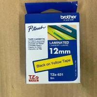 ราคา Brother TZE-631 TZE TAPE เทปพิมพ์อักษร ของแท้ ขนาด 12 มม. อักษรสีดำ พื้นสีเหลือง (ดำ/เหลือง) แบบเคลือบพลาสติก สวัสดิการสด (1732177000807040095)