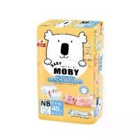 ราคา Moby ผ้าอ้อมสำเร็จรูป ชนิดเทป ไซส์ Newborn (Diaper Tape Newborn) แพมเพิส โมบี้ (1731426847444404176)