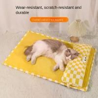 ราคา เตียงแมว เตียงสุนัขทุกฤดูกาล เสื่อสุนัขขนาดใหญ่ เหมาะสำหรับฤดูร้อน เตียงนอนสุนัขสัตว์เลี้ยง เสื่อแมว cat bed ที่ นอน เเมว (1731818353202924092)