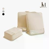 ราคา JourneyMate กระเป๋าใส่ของ กระเป๋าจัดระเบียบ Organizer Bag 1เซ็ต 3ใบ กันน้ำ หลายขนาด สำหรับเดินทาง (1732195461852333081)