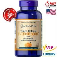 ราคา Puritan's Pride Vitamin C-Time 1000 mg Timed Release 250 Caplets exp09/2025 (1732297215105731343)