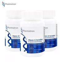 ราคา [แพ็ค 3 ขวดสุดคุ้ม] วิตามินบีรวม Vitamin B Complex ฟาร์มาตรอน Pharmatron Vitamin B1 B2 B3 B5 B6 B7 B9 B12 วิตามินบี บี1 บี2 บี3 บี5 บี6 บี7 บี9 บี12 มัลติวิตามินบี วิตามินบีคอมเพล็กซ์ (173094843145391