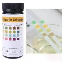 ราคา จัดส่งทันที. 100 pieces Portable Urinalysis Multisticks Urine Strip Test Stick Strips pH Glucose Protein (1732168586028156877)