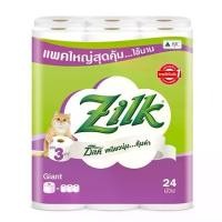 ราคา ZILK GIANT TOILET TISSUE 24 ROLLS (1732036472900715792)
