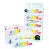 ราคา ( ยกลัง 50ห่อ ) Lilly SOFT PACK Tissue กระดาษทิชชู่เช็ดหน้า ลิลลี่ มาการอง 170แผ่นคู่ กระดาษอเนกประสงค์ ส่งของทุกวัน (1731694286575338865)
