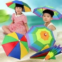 ราคา TanapornSreemanta Telecorsa หมวกร่มติดหัว หมวกร่มใส่หัว หมวกร่ม ร่มตกปลา ร่มพับ หมวกร่มคาดศรีษะ หลากสี รุ่น Umbralla-head-rest-09a-Tissue COD (1731626764431296084)