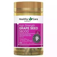 ราคา Healthy Care Grape seed Extract 58000 mg 200 Capsules สารสกัดเมล็ดองุ่น เฮลท์ตี้ แคร์ (1731342919038960724)