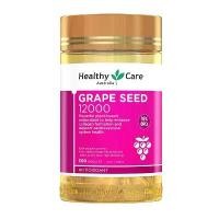 ราคา HEALTHY CARE GRAPE SEED เมล็ดองุ่น 12000 มก. (1730031794638916428)