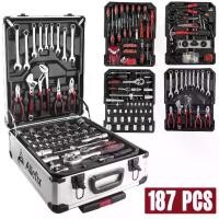 ราคา 187 ชิ้น Professional Tools Set เครื่องมือช่าง ชุดเครื่องมือช่าง ชุดบล็อก ประแจ กล่องเครื่อง (1732212109445530988)