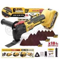 ราคา DELTON เครื่องตัด ขัด เซาะ ไร้สาย 350W เครื่องมัลติทูลส์ Cordless Oscillating Multi Tools เลื่อยไฟฟ้าระบบสั่น ขัดกระทราย ขัดสั่น ปรับความแรงได้ 6 ระดับ BL SERIES รุ่น DCS-335X ใช (1731610862846445410)