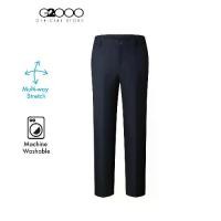ราคา G2000 - กางเกงขายาวแบบทางการสำหรับผู้ชาย Smart Fit สีกรมท่า (1731372588309579116)