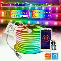 ราคา Tuya Smart WIFI RGB Led Strip Light/Neon Flex 220V ไฟเส้น เปลี่ยนสีได้ กันน้ำและตกแต่งอาคาร ควบคุมผ่าน App (1731802536850262000)