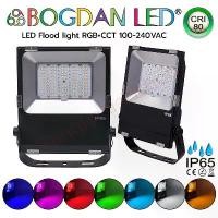 ราคา สปอร์ตไลท์กันน้ำ LED Flood light BLM-50W RGB+CCT 100-240VAC IP65 (1731778454183904382)