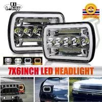 ราคา CO LIGHT ไฟหน้า LED ขนาด 5X7 นิ้ว 7X6 นิ้ว สําหรับ Jeep Cherokee XJ Wrangler YJ BVBVPH (1732450328474322199)