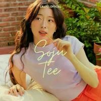 ราคา [เก็บเงินปลายทาง] Grapes.official - SOJU TEE (5 สี) - เสื้อยืดครอป ทรง Baby Tee (1732291994649921102)