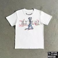 ราคา เสื้อยืด คอกลม ผ้าคอตตอน สกรีนลาย เสื้อเพลย์บอย IRON WOMEN [P00728] สีขาว-ดำ (1730277350617090061)