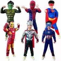 ราคา ชุดคอสเพลย์ฮาโลวีน สำหรับเด็ก มี Captain America, Optimus Prime, Hulk และ Iron Spider Man เหมาะสำหรับเด็กชาย (1731364806114510874)
