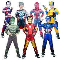 ราคา ชุดมาร์เวลฮีโร่, ธีมเทศกาลศักดิ์สิทธิ์, มี Iron Man, Hulk, Thor, Captain America, Optimus Prime, เสื้อผ้าเด็ก, ชุดประสิทธิภาพกล้ามเนื้อ Cos, 20.24 ล้านฉบับ (1730325663725160494)