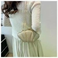 ราคา กระเป๋าสะพายไหล่ กระเป๋าทรงเปลือกหอย-กระเป๋าสะพายข้าง Fashion bags-ส่งจากไทย คลังสินค้า (1731623966461822436)