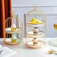 ราคา [จัดส่งทันที] Modern fashion กรงใส่ขนม ชั้นวางเค้ก ขั้นวางขนมหวาน ชั้นวางคัพเค้ก ชั้นวางขนม ชั้นเบเกอร์รี่ ชั้นวางอาหาร (1732356806739265498)