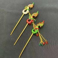 ราคา Fashion Jewele ปิ่นปักผมพญานาค เครื่องประดับชุดไทย สีเขียว แดง พร้อมส่ง (1732326516236387896)