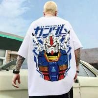 ราคา ฝ้าย【UX】เสื้อยืดแขนสั้นสไตล์ใหม่ฤดูร้อนสำหรับวัยรุ่นญี่ปุ่น ผู้ชายและผู้หญิง ลายการ์ตูนทันสมัย คอกลม ขนาดใหญ่ หลวม สบายๆ ห้า @- shirts men cotton shirt เสื้อ แก๊ง ประธาน ไม่ (1731263044614784766)