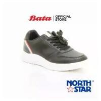 ราคา Bata North Star Men's Lace up Sneakers รองเท้าผ้าใบสำหรับผู้ชาย รุ่น Dark สีดำ 8216022 (1729582535541820058)