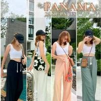 ราคา Panama basic pants - กางเกงขายาว ใส่สบายๆ เอวสูง ขอบเอวแต่งระบาย พร้อมเชือกผูกปรับระดับได้จริง มีกระเป๋า 2 ข้าง ขายดี (1731535875215951691)