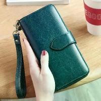 ราคา สีแดง ซิปยาว กระเป๋าสตางค์ 3พับ สวยๆ long money rfid wallet women สตางค์ใบยาว สตางค์หนัง leather หนังแท้ นิ่ม แบบพั ซิป กระเป๋าบัตรเครดิต วินเทจเกาหลี กระเป๋าตังค์ ผู้หญิง คําแนะ (1732435483028981692)