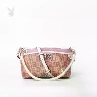 ราคา PLAYBOY รุ่น Playboy Women's Bag(C) กระเป๋าสะพายข้างผู้หญิง รหัสST-B234PB548 ดีไซน์กระเป๋าพิมพ์ลายโลโก้บนแบบล้วงสายสะพายถักปล้อง มี 2 สี สีครีมและสีม่วง (1730069124511860879)