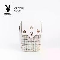 ราคา PLAYBOY รุ่น Cutie Women's Bag (C) กระเป๋าสะพายข้างผู้หญิง รหัส ST-BS242PB106 กระเป๋าใส่มือถือชิโนริแต่งอะไหล่ มี2 สี ดำและขาว (1730378002688215183)