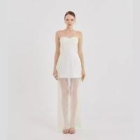 ราคา Abely - Champagne Dress เดรสสั้นเกาะอก คลุมผ้ากากเพชร (1731557003316987550)
