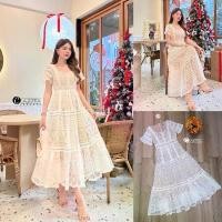 ราคา M11 งานป้าย Classy Dress ชุดเดรสยาวลูกไม้แขนสั้น สำหรับผู้หญิง สาวอวบ เสื้อผ้าแฟชั่นผู้หญิง ไซส์ S-2XL คําแนะนําการขายที่ร้อนแรงในเดือนนี้ (1732297840609363841)