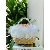 ราคา [พร้อมส่ง] Bunny bags กระเป๋าสานผักตบชวา (เลือกของตกแต่งได้) ตกแต่งลูกไม้ กระเป๋าทำงาน กระเป๋าสานไปทะเล (1732059590439568496)