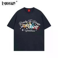 ราคา เสื้อยืดผู้ชาย แบรนด์ Streetwear Lyprerazy ปักลายดอกไม้ พร้อมปักลาย ดอกไม้ แขนสั้น เหมาะสำหรับฤดูร้อน เสื้อยืดลำลอง ทำจากผ้าฝ้าย (1732340264263648626)