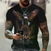 ราคา เสื้อยืดพิมพ์ลายหมาป่าสัตว์สำหรับผู้ชาย ฤดูร้อน โพลีเอสเตอร์ คอกลม หลวม แขนสั้น Streetwear เสื้อยืดขนาดใหญ่ เสื้อลำลอง เสื้อยืด (1729967384579311778)