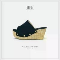ราคา [COD] WEDGE SANDALS รองเท้าผู้หญิงแบบส้นตึกส้นเตารีด by HPB No.85a (1732253595330578010)