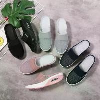 ราคา รองเท้าผู้หญิง 2023 คอลเลคชั่นฤดูใบไม้ผลิ/ฤดูร้อน สไตล์ยุโรปและอเมริกา ไซส์ใหญ่ 36-43 รองเท้าแตะปิดนิ้วเท้า รองเท้าแตะครึ่งส้น แบบสวม รองเท้าส้นแบน crocs x winnie pooh crocs sandals (17313626793998757