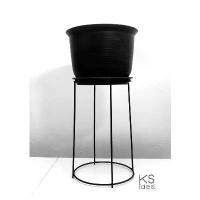 ราคา COD ขาตั้งกระถางต้นไม้ ขาตั้งเหล็ก ขาตั้งกระถางสีดำ ขาตั้งกระถางสีขาว Steel pot stand (1732227124595164772)