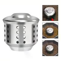 ราคา อุปกรณ์เสริมเครื่องชงกาแฟ Moka Pot, สแตนเลส, วาล์วกันน้ำกระเซ็น (1732149624559404877)
