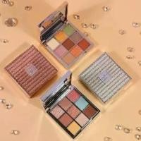 ราคา อายแชโดว์ Novo eye shadow plate 9 color พาเลททาตา อายแชโดว์สีสวย (1729439261935962183)